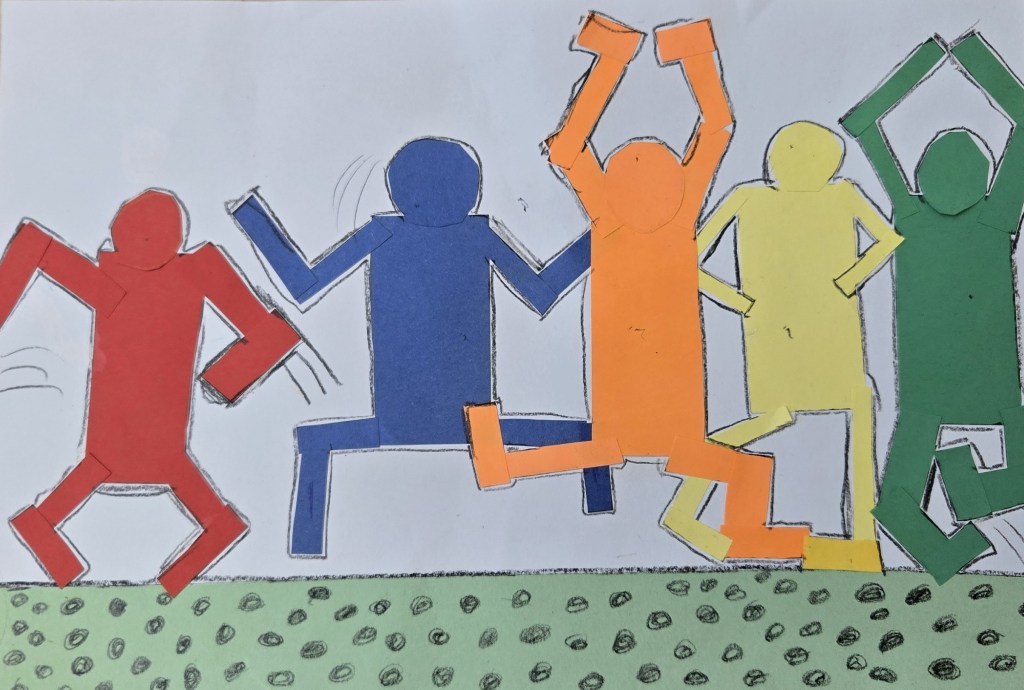 1st Grade Let's Dance Haring Project