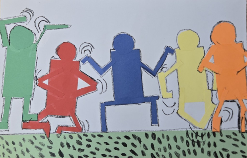 1st Grade Let's Dance Haring Project