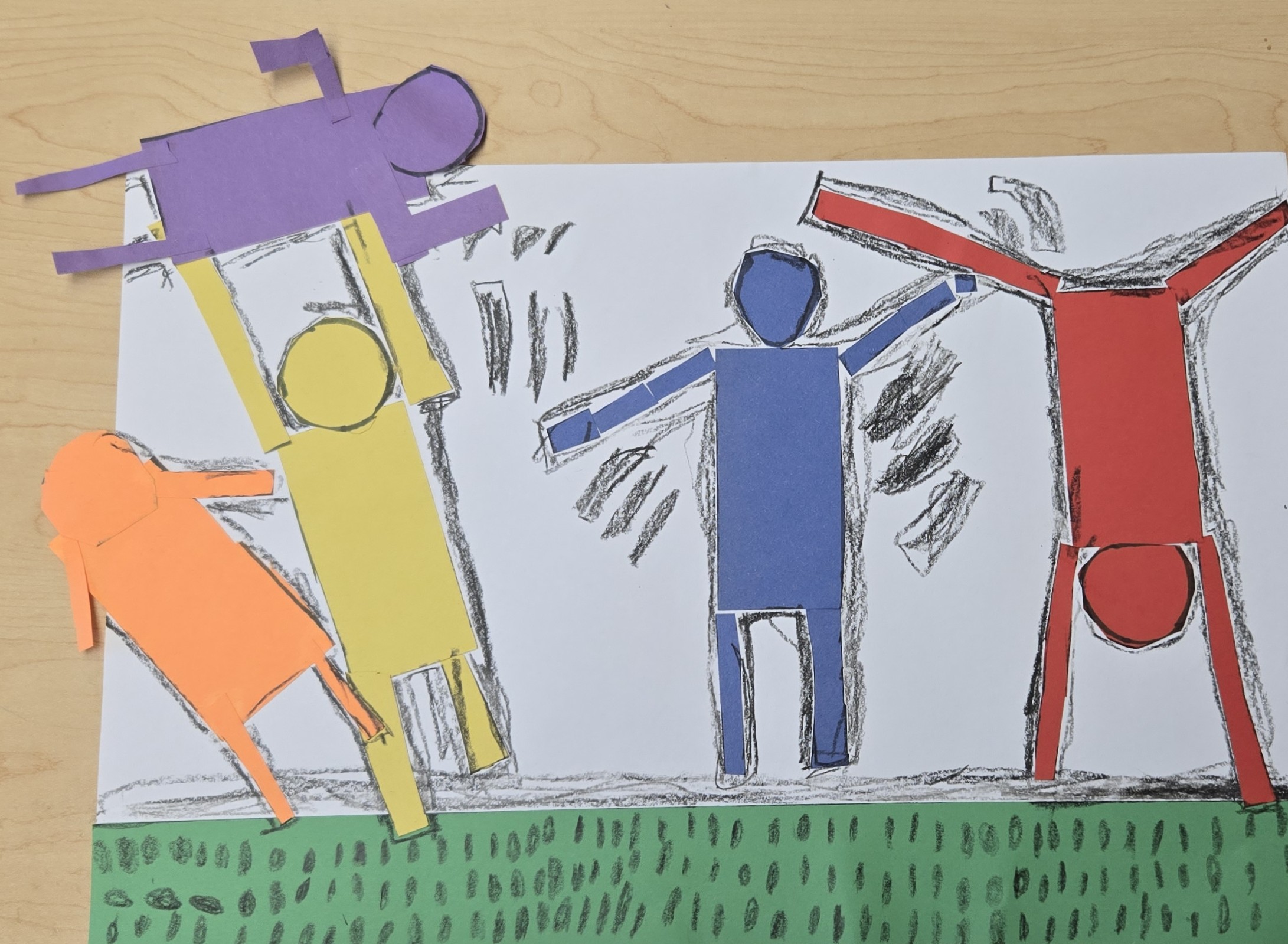 1st Grade Let's Dance Haring Project