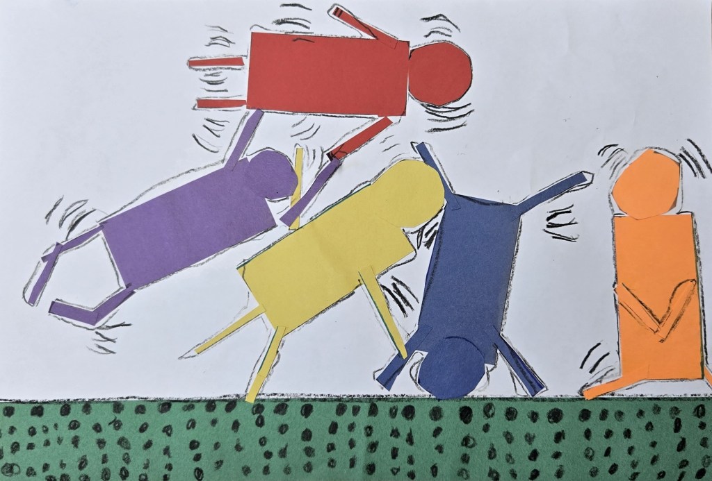 1st Grade Let's Dance Haring Project