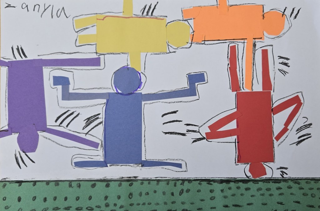 1st Grade Let's Dance Haring Project