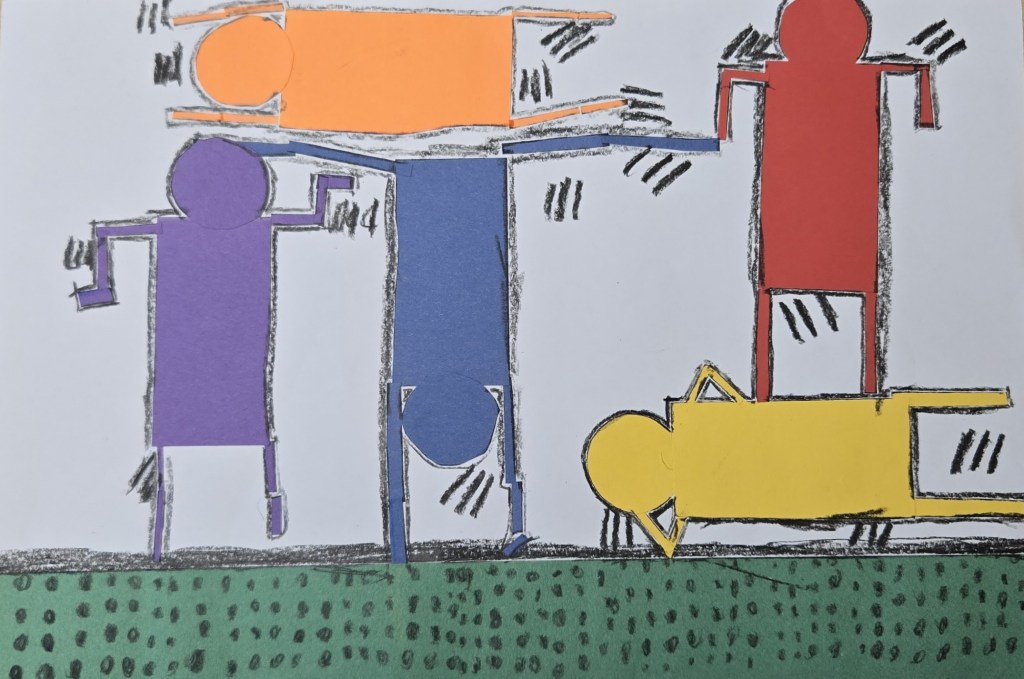 1st Grade Let's Dance Haring Project