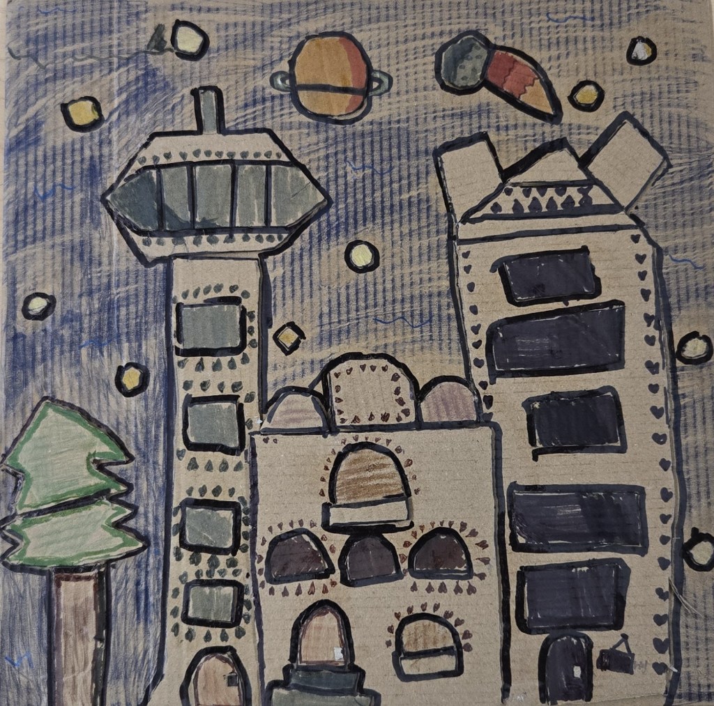 4th Grade Cityscape Relief