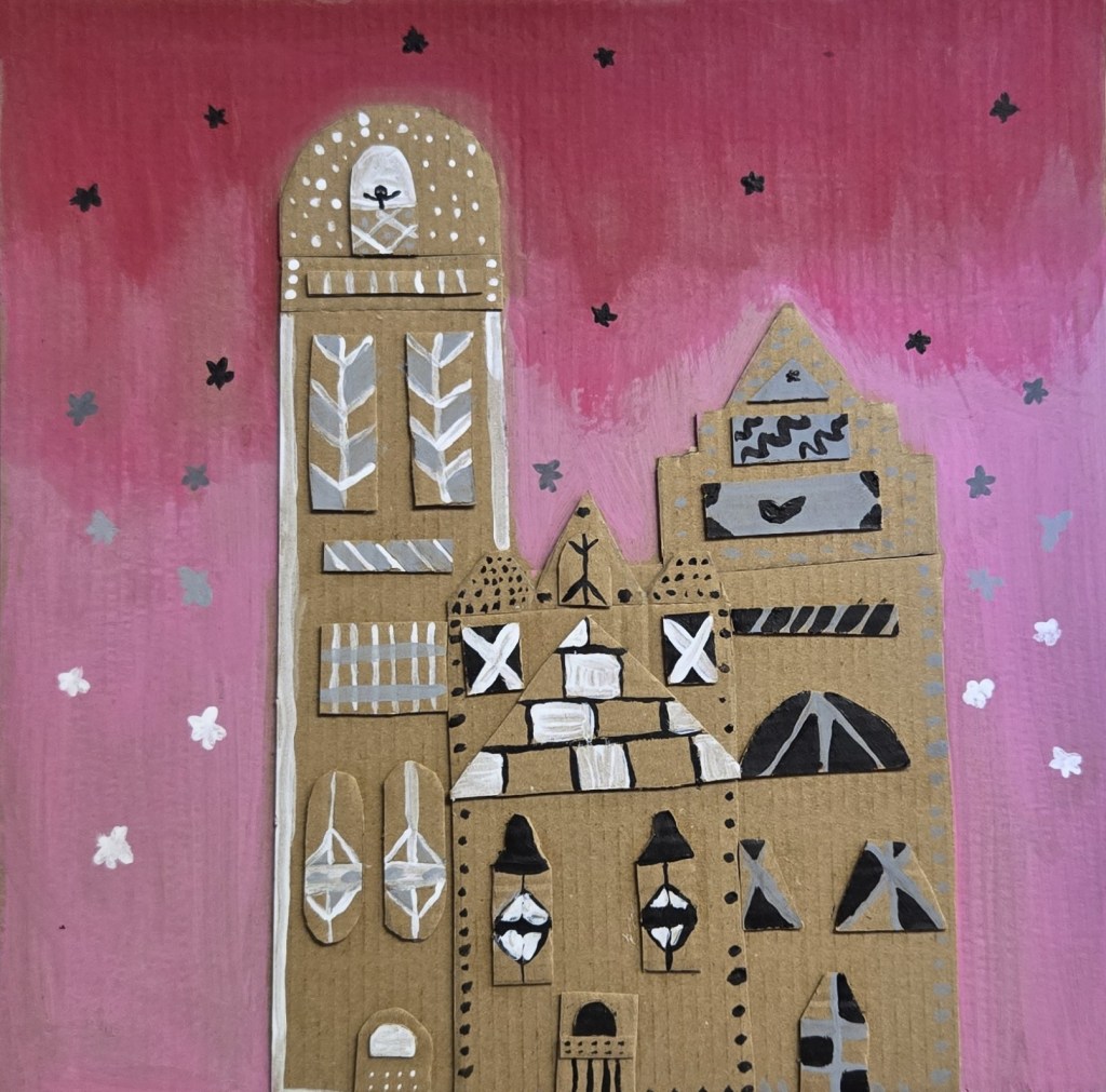6th Grade Cityscape Relief
