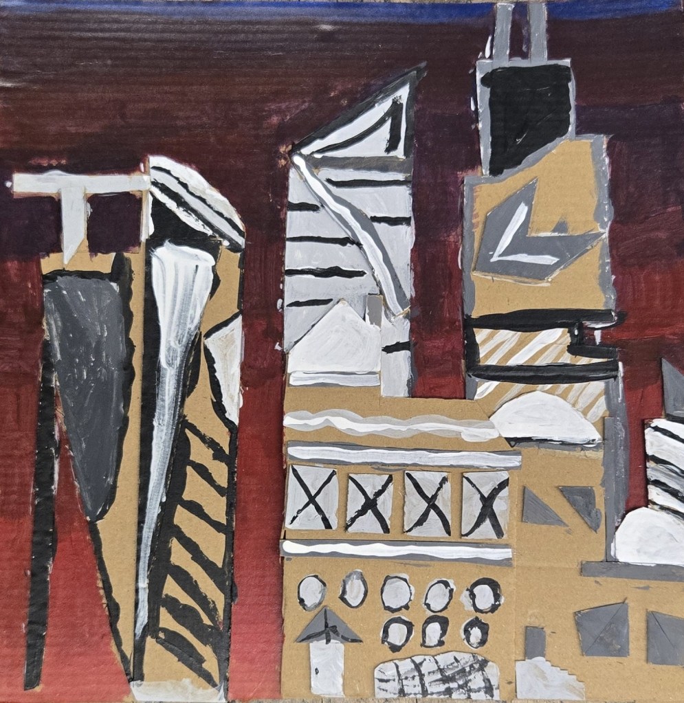 6th Grade Cityscape Relief