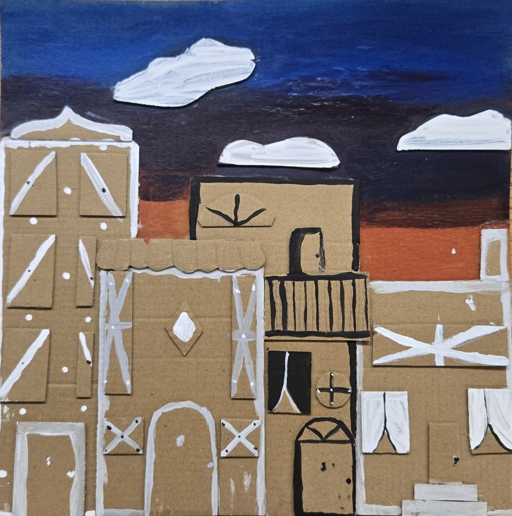 6th Grade Cityscape Relief