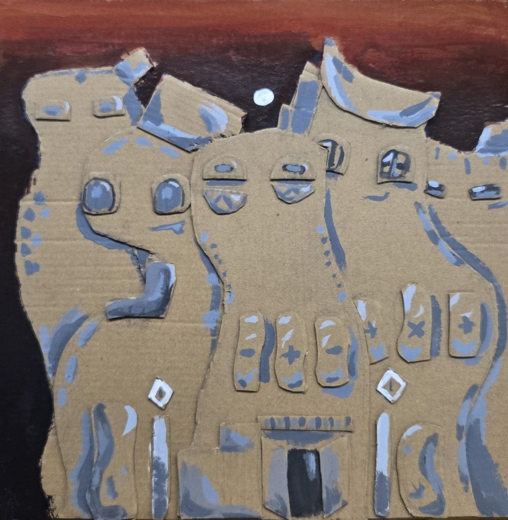 6th Grade Cityscape Relief