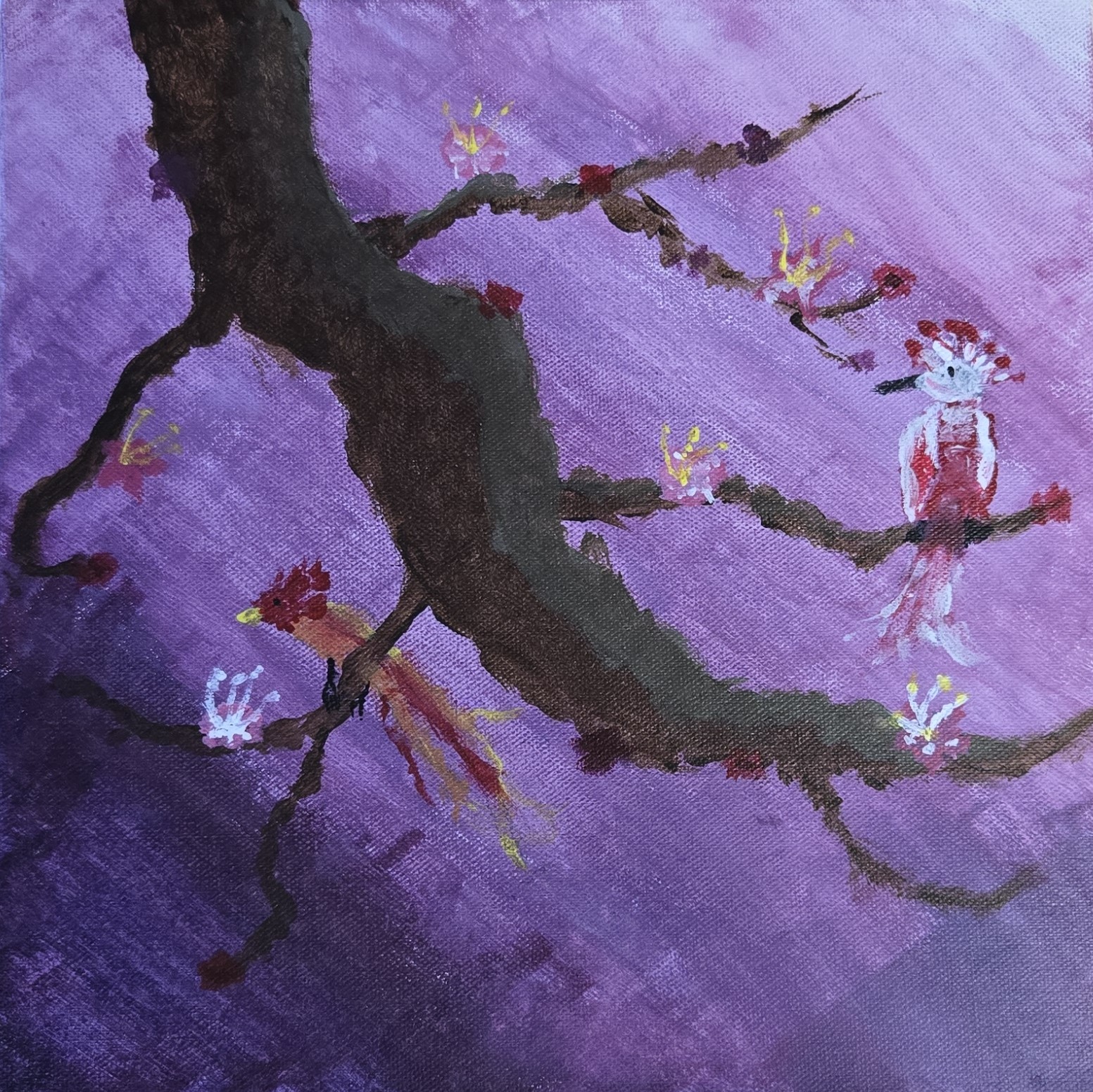 7th Grade Plum Blossom Painting