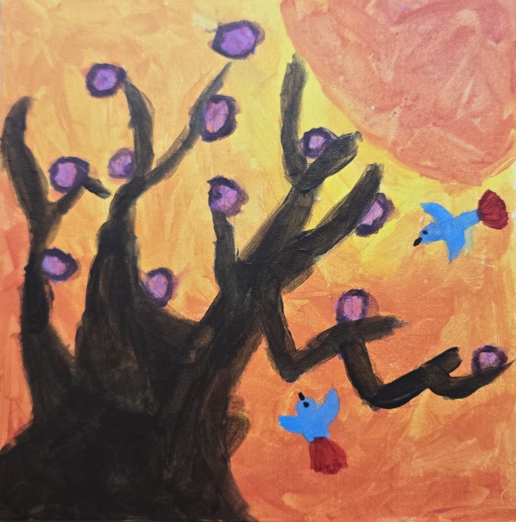 7th Grade Plum Blossom Painting