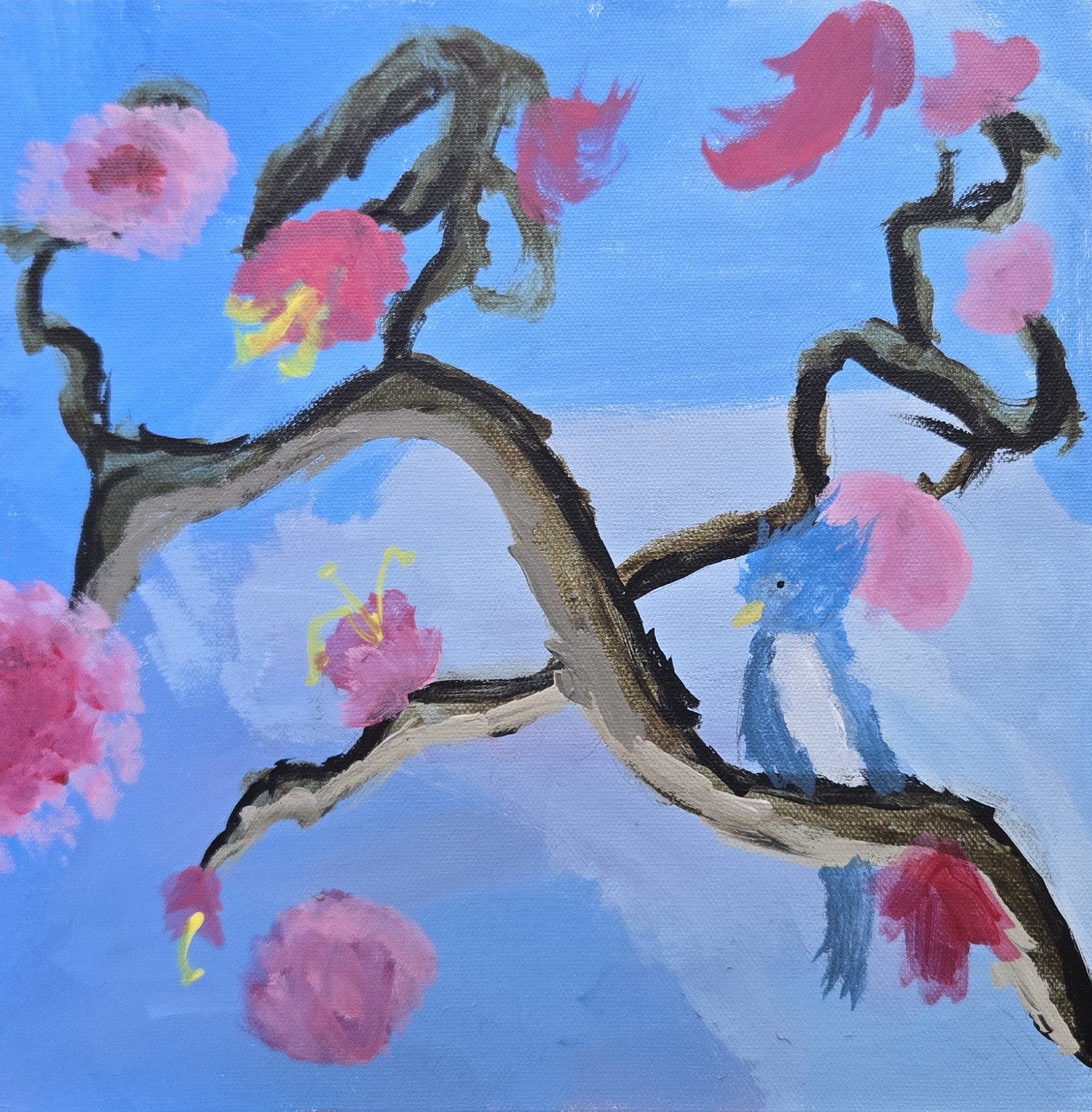7th Grade Plum Blossom Painting