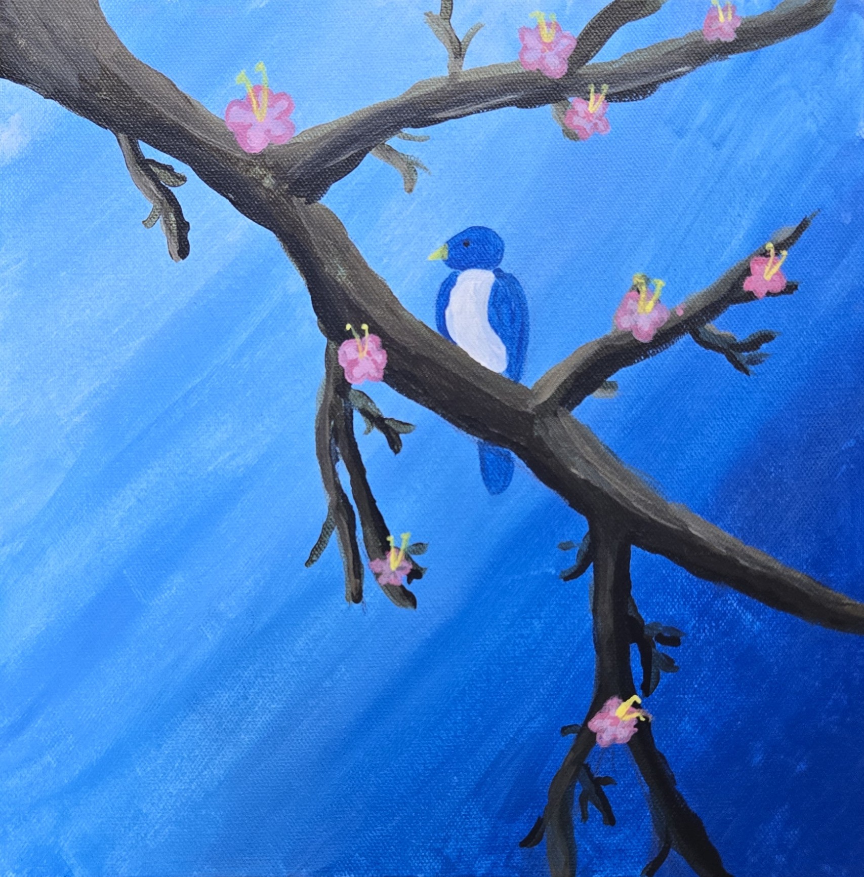 7th Grade Plum Blossom Painting